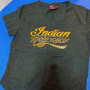 Indian Motorcycle Women's Short Sleeve Tee - Green